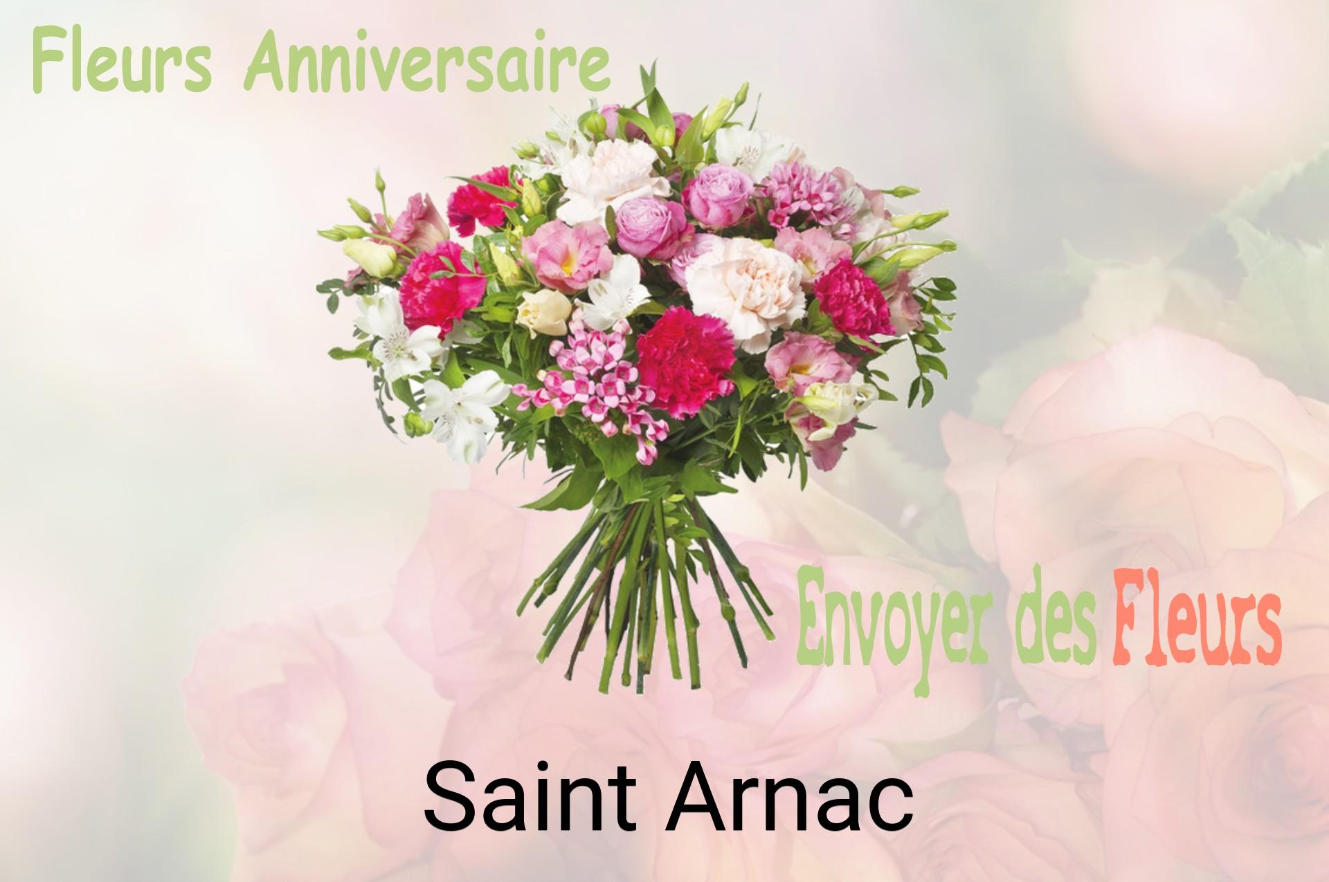 Bouquet de fleurs d’anniversaire livré à Saint-Arnac